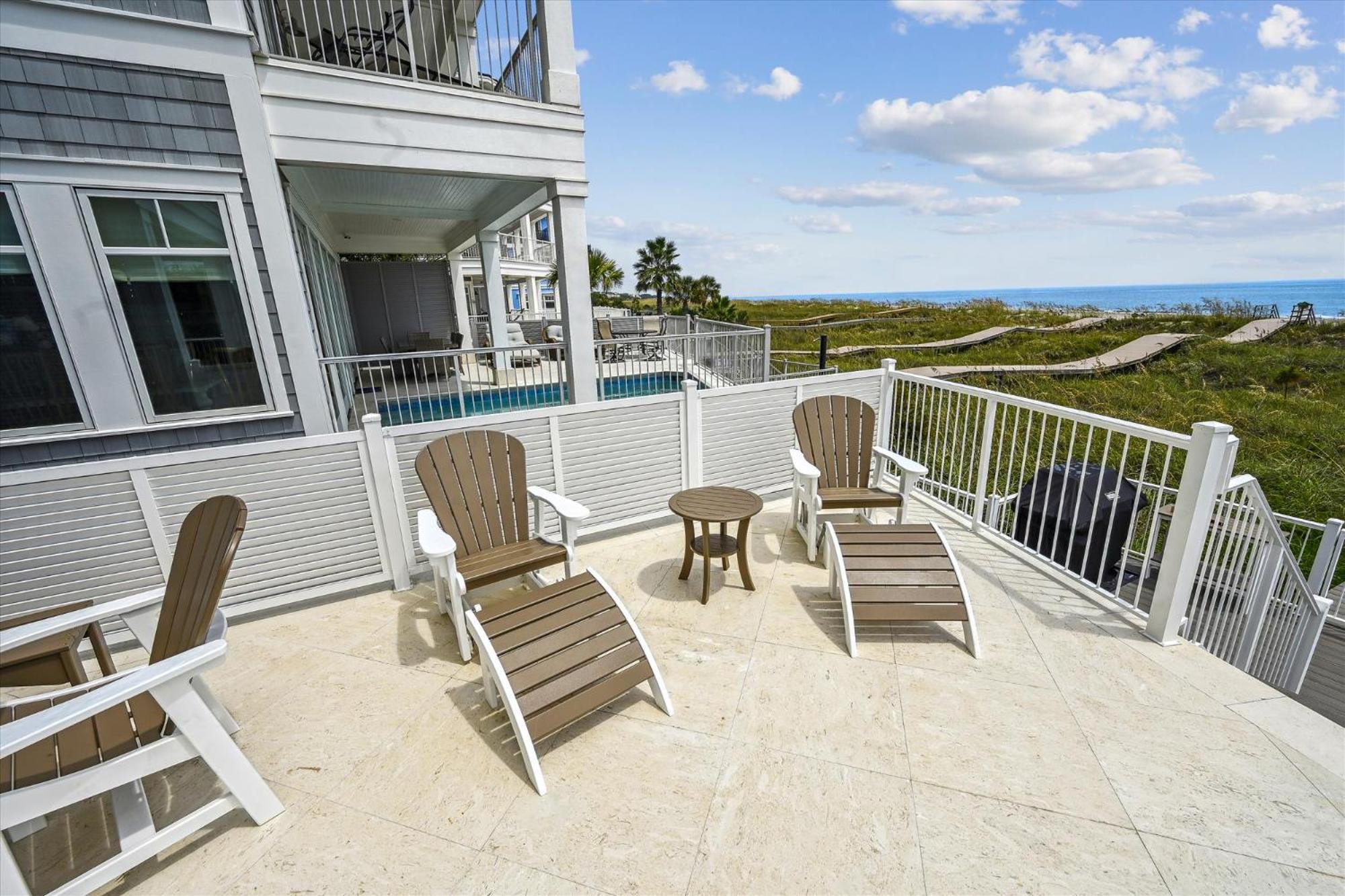 8 Terra Bella Trace- Oceanfront, 6 Primary Rooms, Pool, Roof Top, Free Activities Included Pulau Hilton Head Luaran gambar