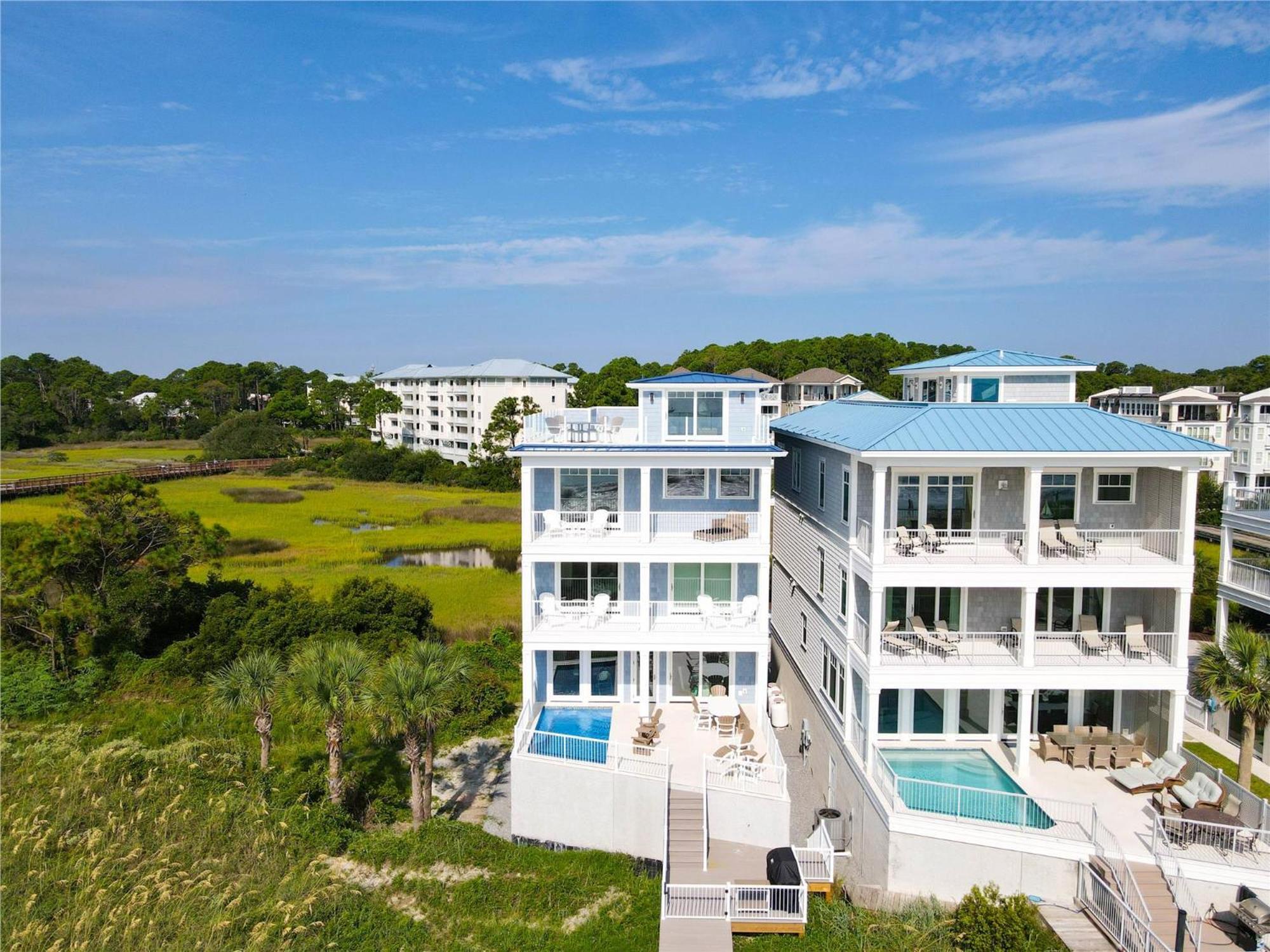 8 Terra Bella Trace- Oceanfront, 6 Primary Rooms, Pool, Roof Top, Free Activities Included Pulau Hilton Head Luaran gambar